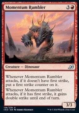MTG IKORA : LAIR OF BEHEMOTHS - 126/274 Momentum Rumbler