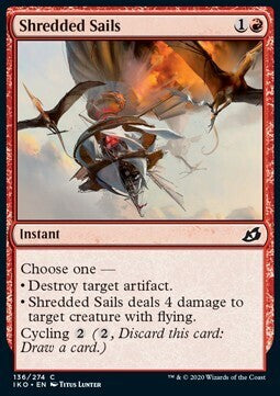 MTG IKORA : LAIR OF BEHEMOTHS - 136/274 Shredded Sails