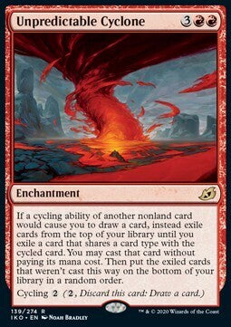MTG IKORA : LAIR OF BEHEMOTHS - 139/274 Unpredictable Cyclone
