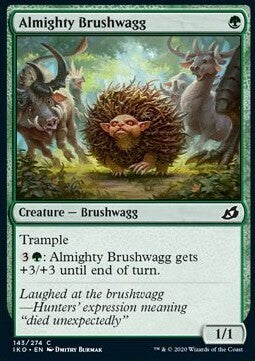 MTG IKORA : LAIR OF BEHEMOTHS - 143/274 Almighty Brushwagg