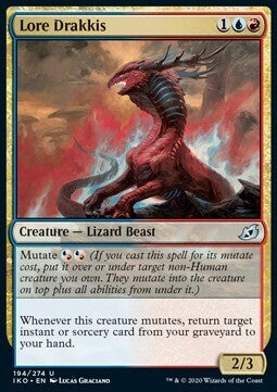 MTG IKORA : LAIR OF BEHEMOTHS - 194/274 Lore Drakkis