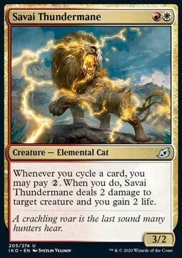 MTG IKORA : LAIR OF BEHEMOTHS - 205/274 Savai Thundermane