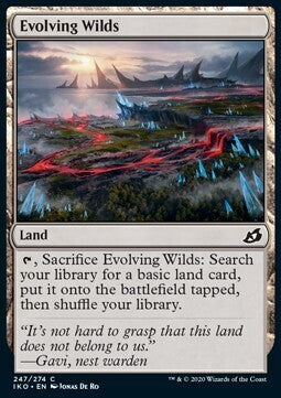 MTG IKORA : LAIR OF BEHEMOTHS - 247/274 Evolving Wilds