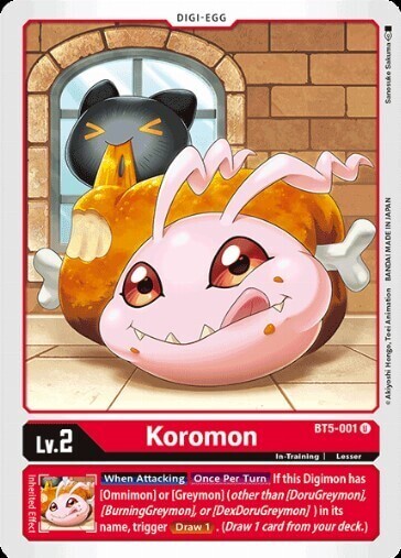 BATTLE OF OMNI BT5-001 Koromon