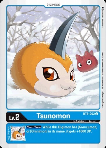 BATTLE OF OMNI BT5-002 Tsunomon