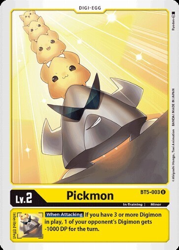 BATTLE OF OMNI BT5-003 Pickmon