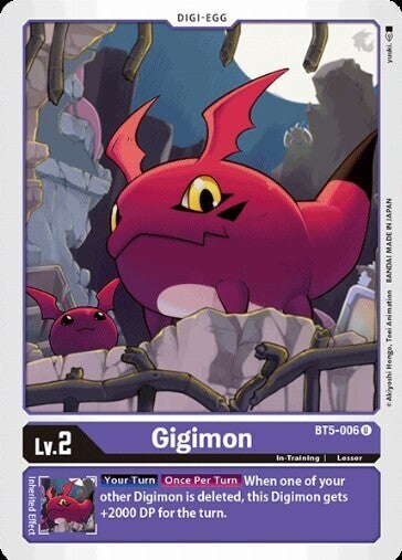 BATTLE OF OMNI BT5-006 Gigimon