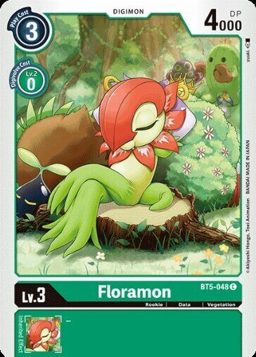BATTLE OF OMNI BT5-048 Floramon