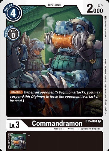 BATTLE OF OMNI BT5-061 Commandramon