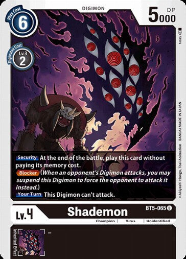 BATTLE OF OMNI BT5-065 Shademon