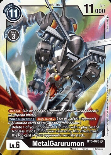 BATTLE OF OMNI BT5-070 MetalGarurumon