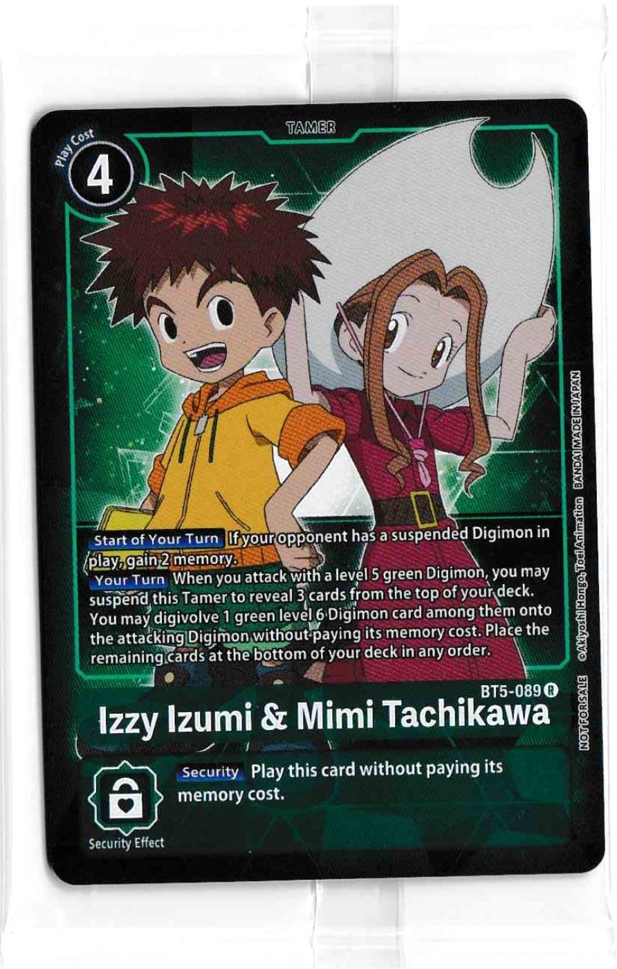 BATTLE OF OMNI BT5-089 Izzy Izumi & Mimi Tachikawa Alternative Art