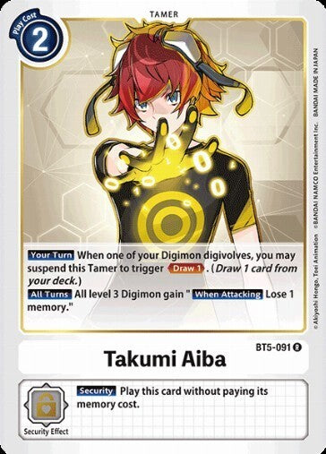 BATTLE OF OMNI BT5-091 Takumi Aiba