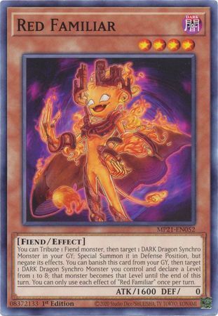 Tin Of Ancient Battles MP21-EN052 Red Familiar