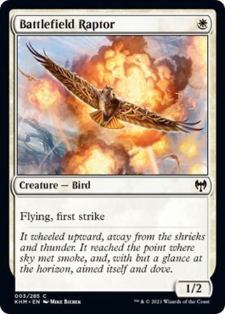 MTG Kaldheim 003/285 Battlefield Raptor