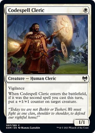 MTG Kaldheim 007/285 Codespell Cleric