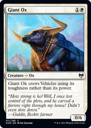 MTG Kaldheim 011/285 Giant Ox