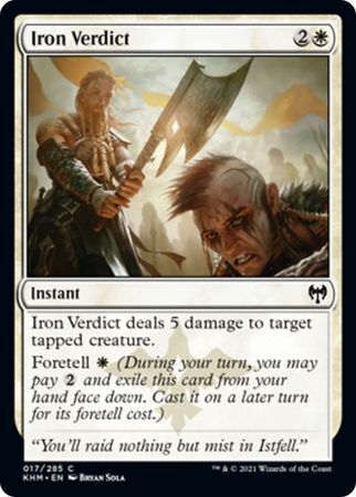 MTG Kaldheim 017/285 Iron Verdict