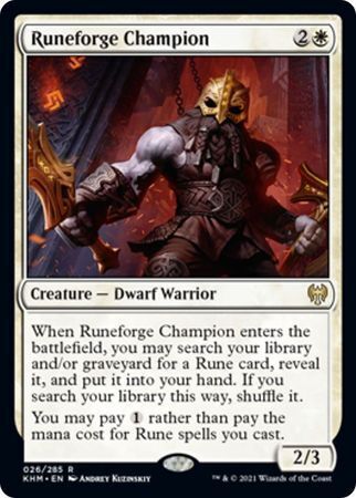 MTG Kaldheim 026/285 Runeforge Champion