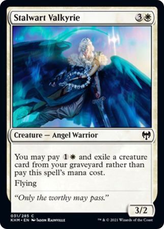 MTG Kaldheim 031/285 Stalwart Valkyrie