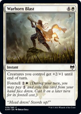 MTG Kaldheim 038/285 Warhorn Blast