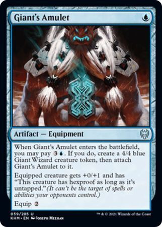 MTG Kaldheim 059/285 Giant's Amulet