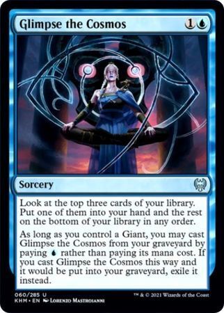 MTG Kaldheim 060/285 Glimpse the Cosmos