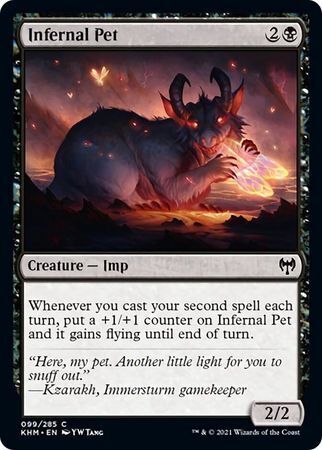MTG Kaldheim 099/285 Infernal Pet