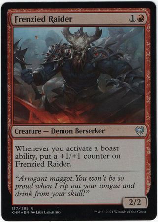 MTG Kaldheim 137/285 Frenzied Raider Foil