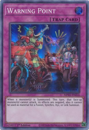 Tin Of Ancient Battles MP21-EN216 Warning Point