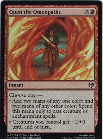 MTG Kaldheim 143/285 Open the Omenpaths Foil