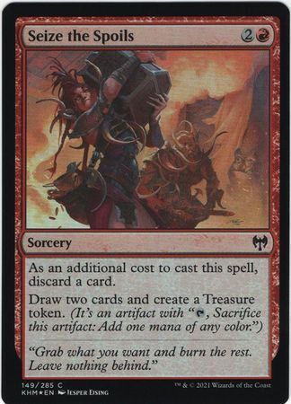 MTG Kaldheim 149/285 Seize the Spoils Foil