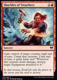 MTG Kaldheim 150/285 Shackles of Treachery