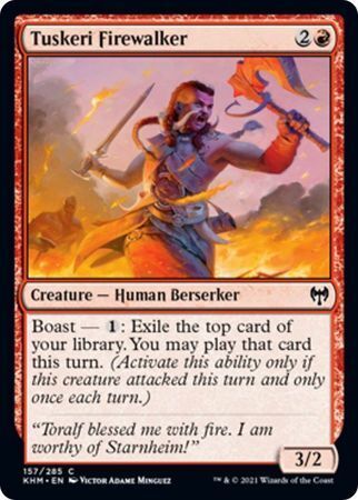 MTG Kaldheim 157/285 Tuskeri Firewalker