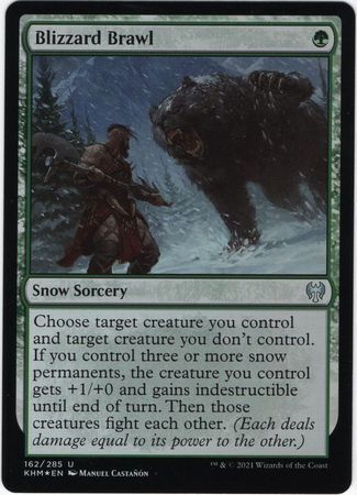 MTG Kaldheim 162/285 Blizzard Brawl Foil