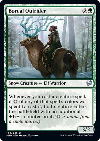 MTG Kaldheim 163/285 Boreal Outrider