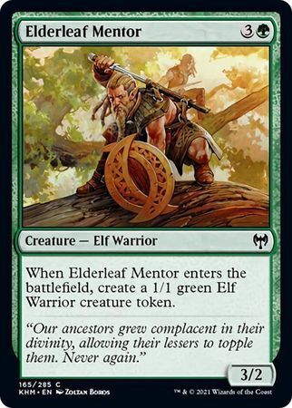 MTG Kaldheim 165/285 Elderleaf Mentor