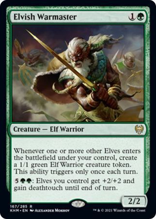 MTG Kaldheim 167/285 Elvish Warmaster
