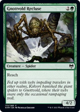 MTG Kaldheim 172/285 Gnottvold Recluse