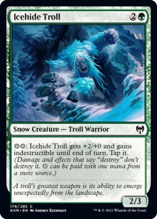 MTG Kaldheim 176/285 Icehide Troll