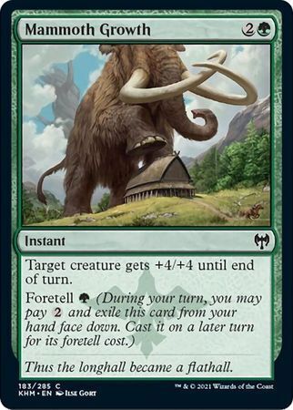 MTG Kaldheim 183/285 Mammoth Growth