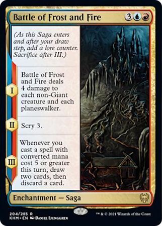 MTG Kaldheim 204/285 Battle of Frost and Fire