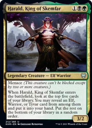 MTG Kaldheim 212/285 Harald, King of Skemfar