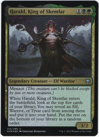 MTG Kaldheim 212/285 Harald, King of Skemfar Foil