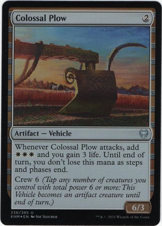 MTG Kaldheim 236/285 Colossal Plow Foil