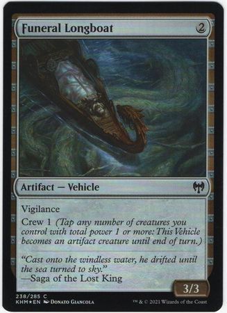 MTG Kaldheim 238/285 Funeral Longboat Foil