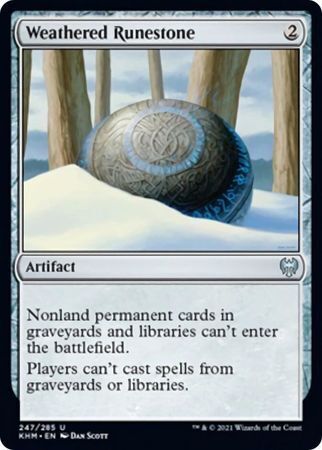MTG Kaldheim 247/285 Weathered Runestone