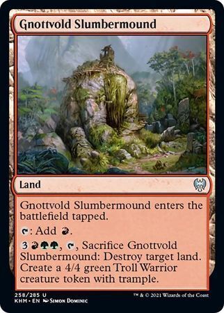 MTG Kaldheim 258/285 Gnottvold Slumbermound