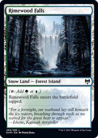 MTG Kaldheim 266/285 Rimewood Falls