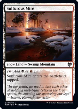 MTG Kaldheim 270/285 Sulfurous Mire